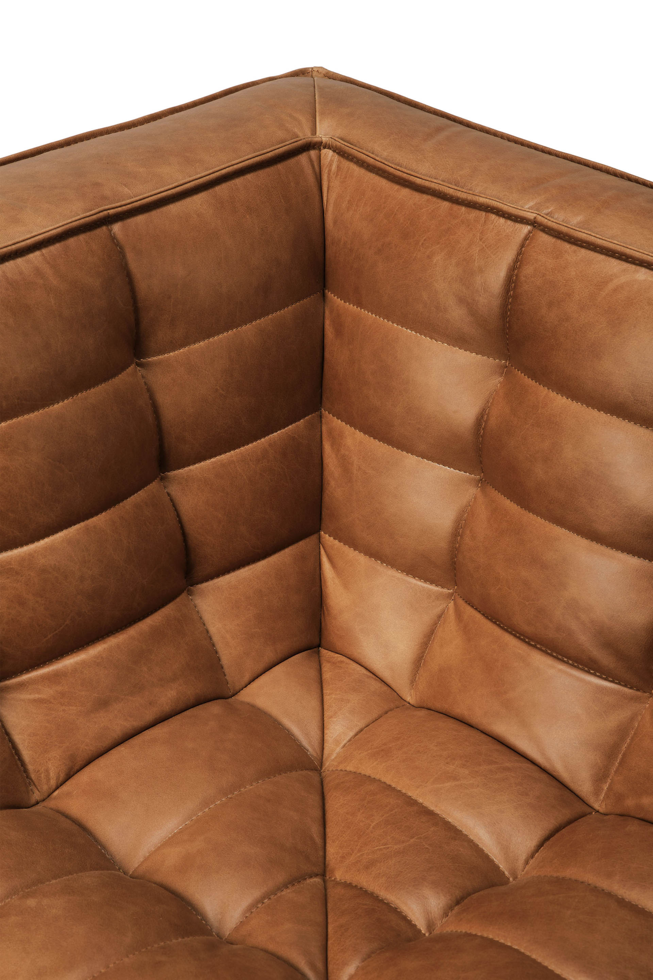 Sofa N701 90° vierkant hoek - old saddle