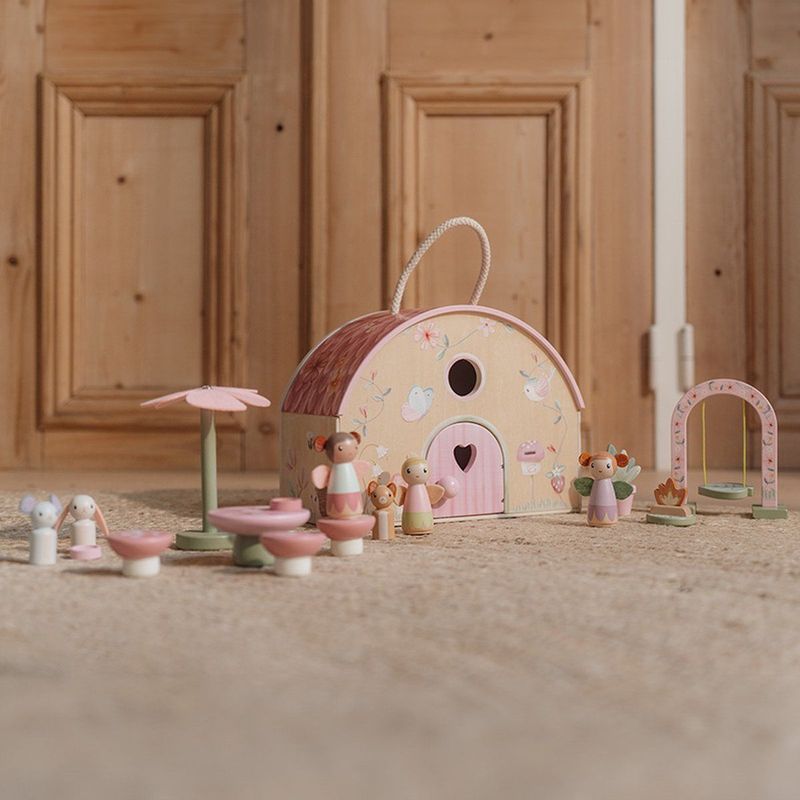 Poppenhuis - Fairy Garden - FSC - Inclusief Accessoires