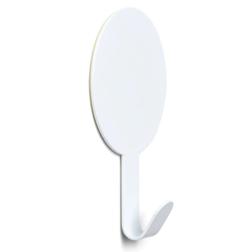 Crochet adhésif métal rond 8,5x14,4cm  - 3 modèles