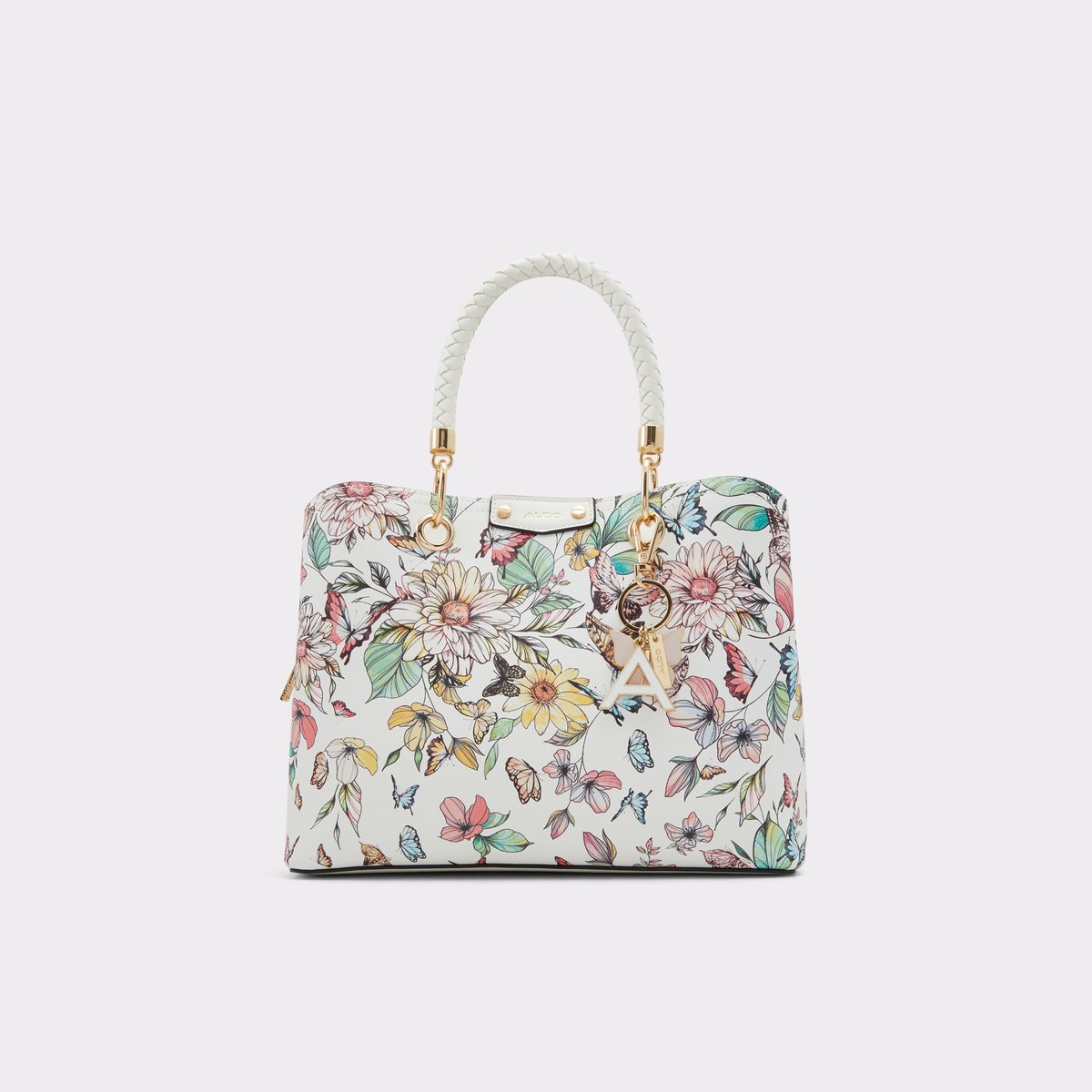 Myrtela White Women Tote Bags