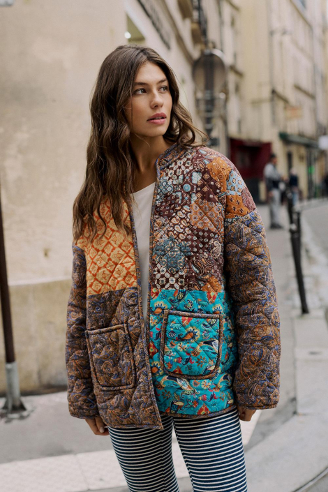 Culture multi color dames vest