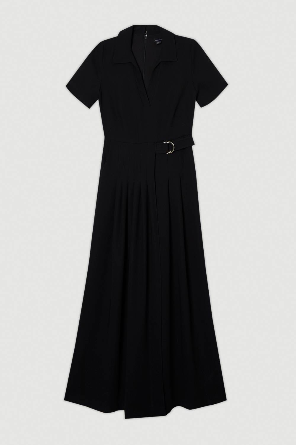 KarenMillen Combinaison ajustée souple à plis et ceinture