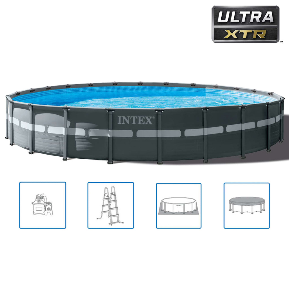 Ensemble de piscine ronde ultra xtr frame 732 x 132 cm 26340gn