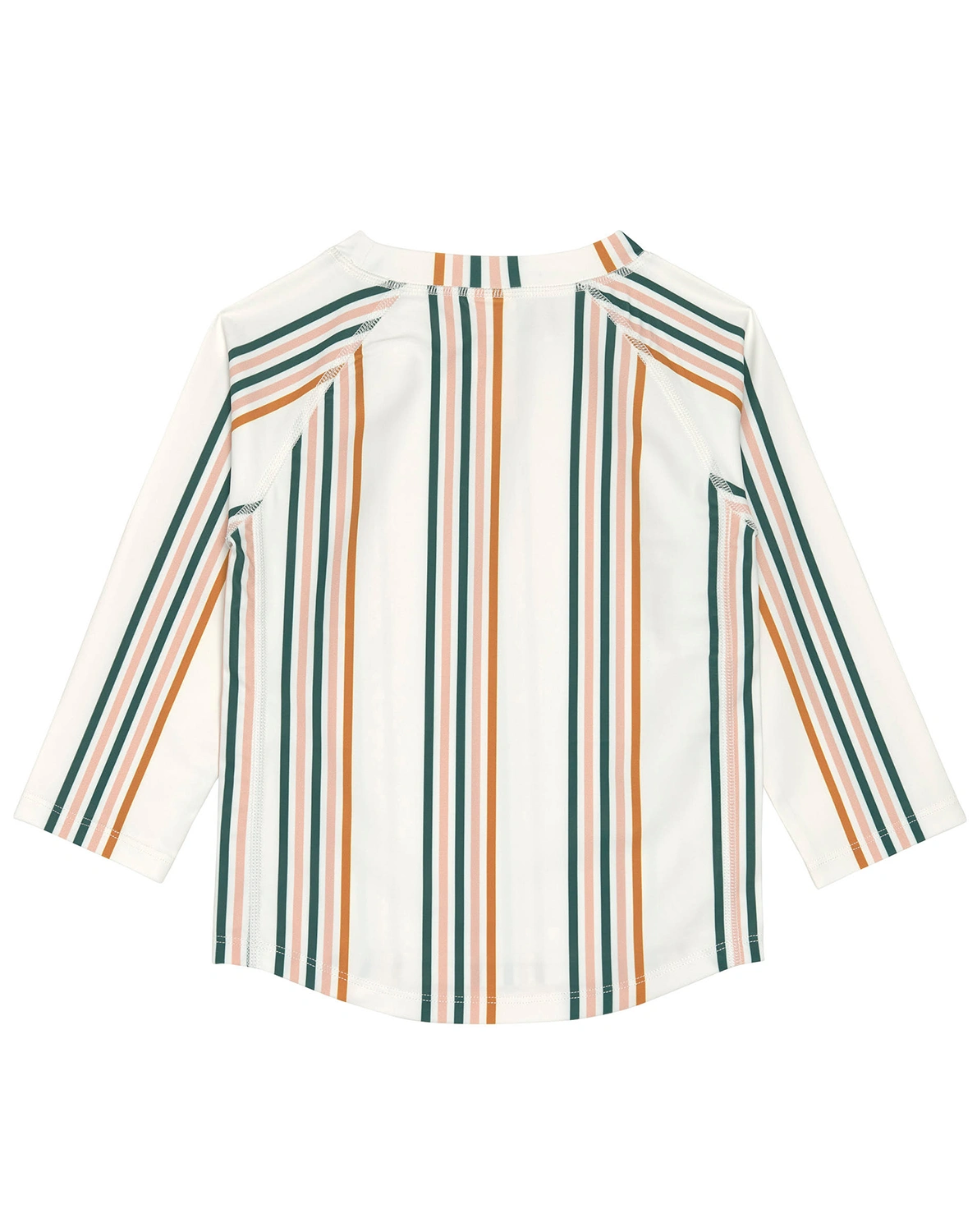 Langarm-Badeshirt STRIPES in pink/nature