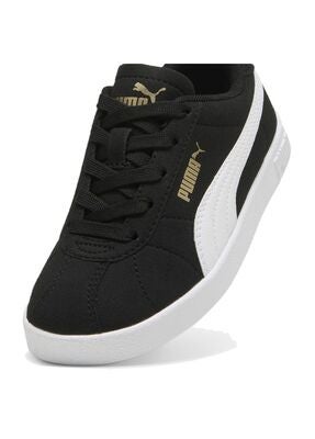 Puma Club II PS Sneakers, Black/White/Gold