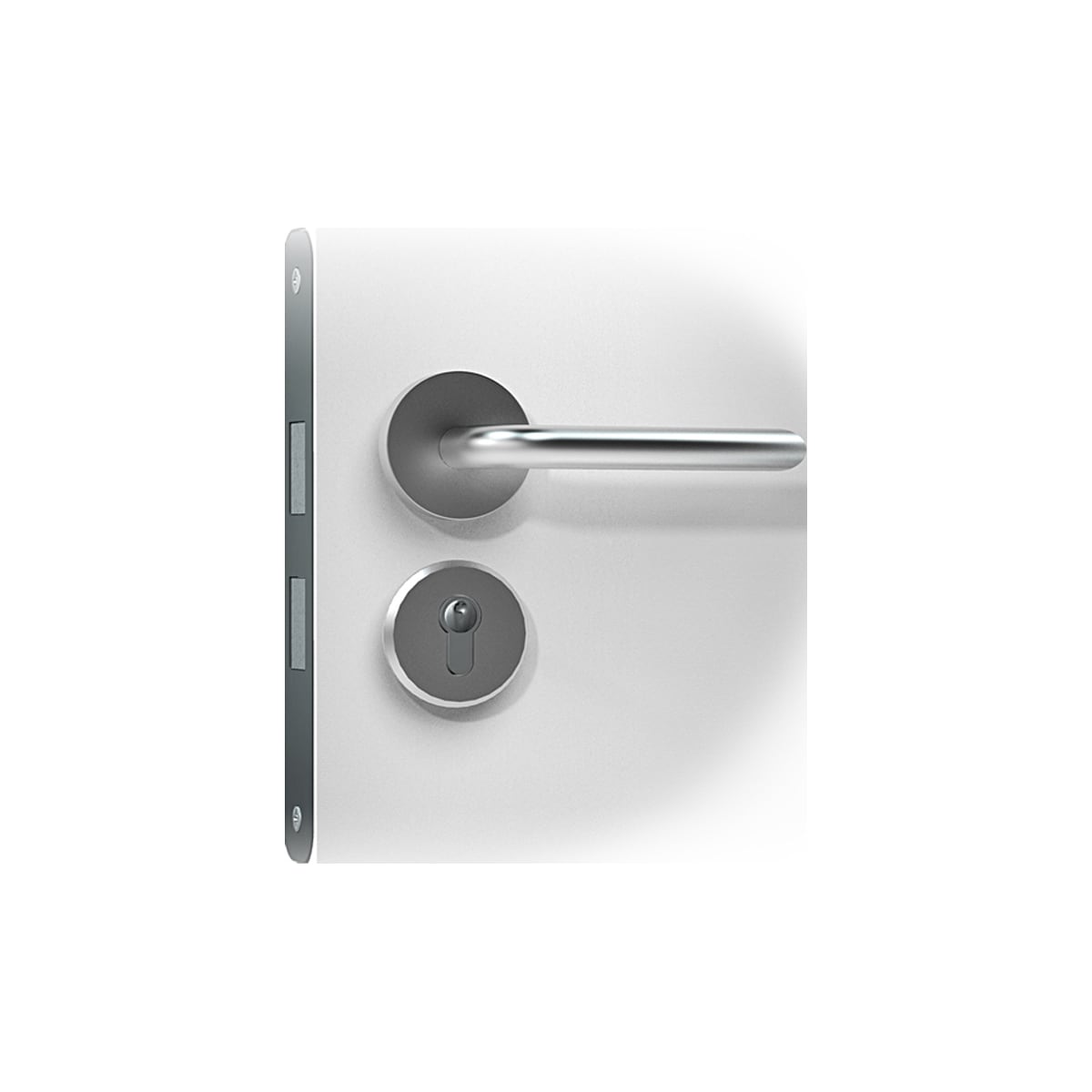 Danalock V3 2024 smartlås (sølv/Bluetooth/Euro)