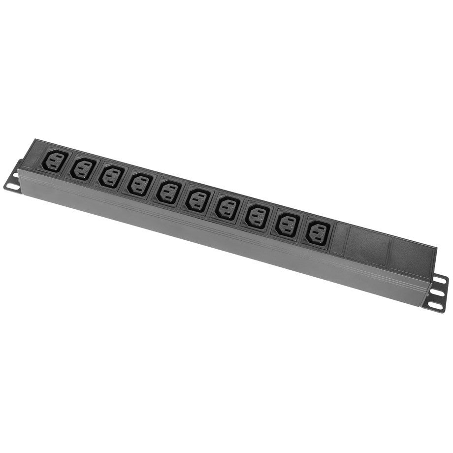 Adam Hall 87471IEC stroomverdeler met 10 IEC outlets en kabels