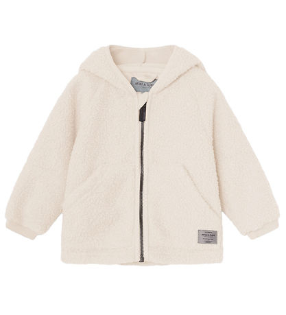 Mini A Ture Fleecejacke - Teddy - MatLiff - Angora Cream