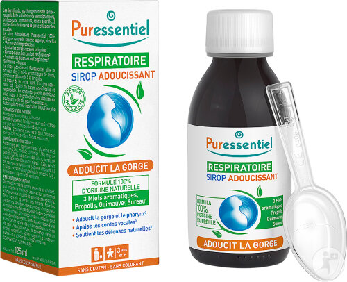 Puressentiel Respiratoire Sirop Adoucissant Flacon 125ml