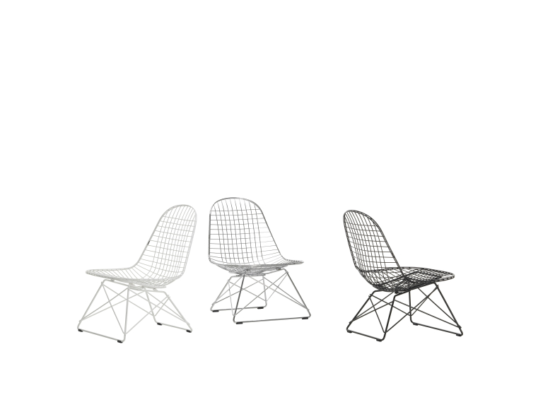 Vitra Eames Wire LKR fauteuil citron