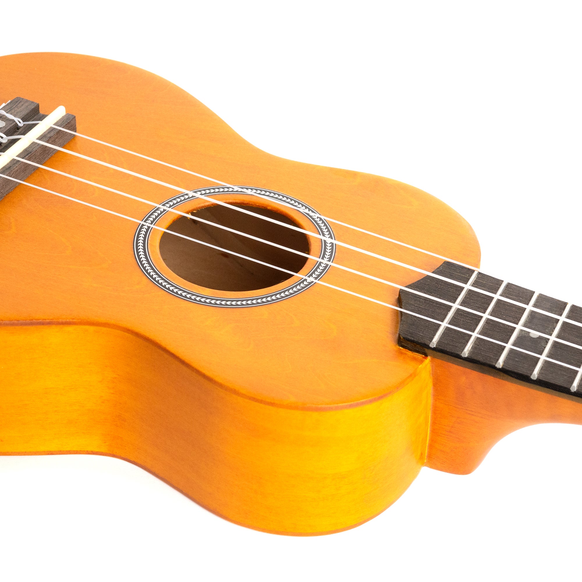 Cascha HH 3973 sopraan ukelele set geel (4-talig)