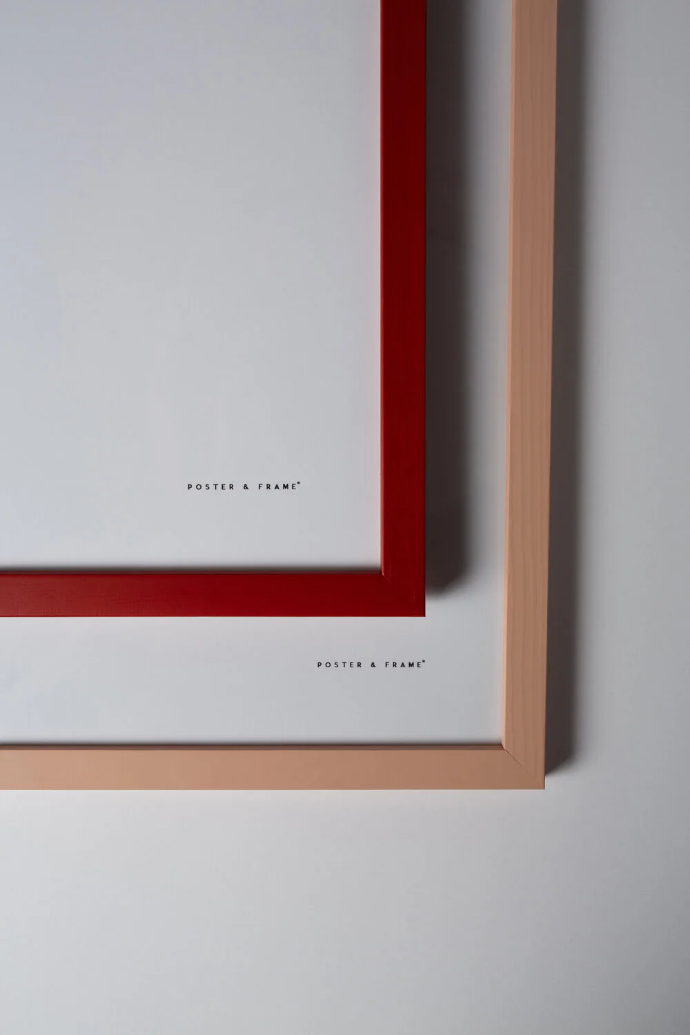 Poster & Frame  Træramme - rose