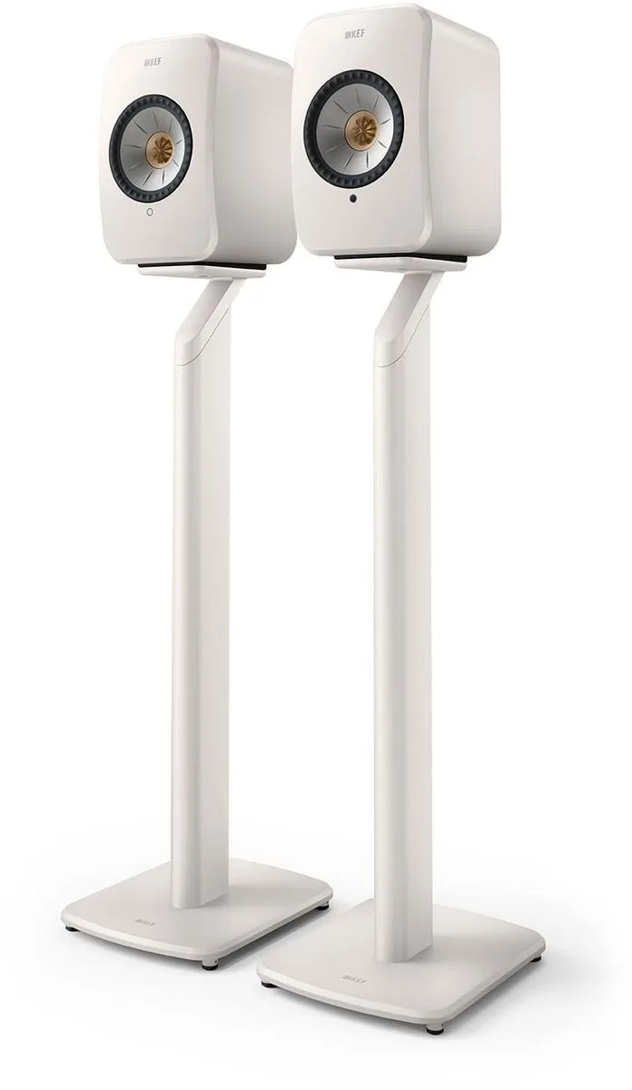 KEF Stand S1 Blanc pour LSX2 Wireless (la paire) Pieds pour enceintes