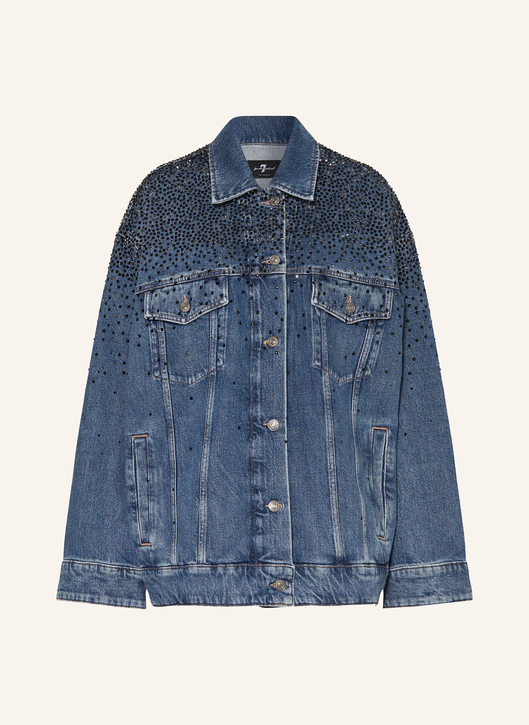 7 for all mankind Jeansjacke OLI mit Schmucksteinen