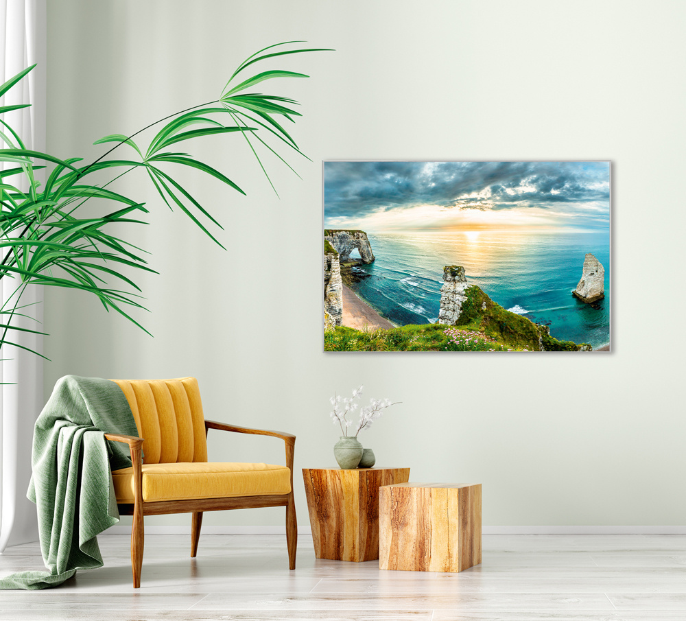 Akustikbild KÜSTE BEI ÉTRETAT 80x120cm, 7kg