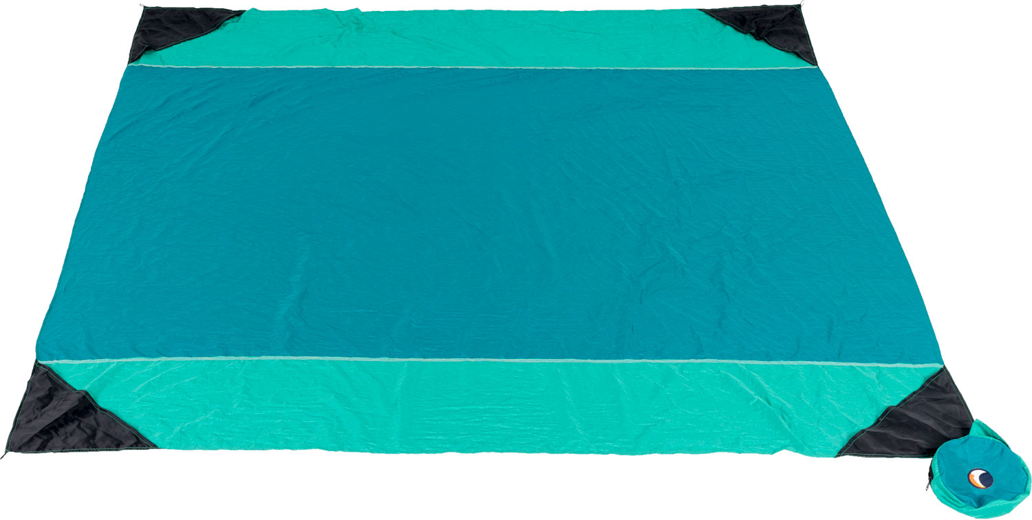 Ticket to the Moon Picknickdecke 213 x 213 cm Emerald / Green