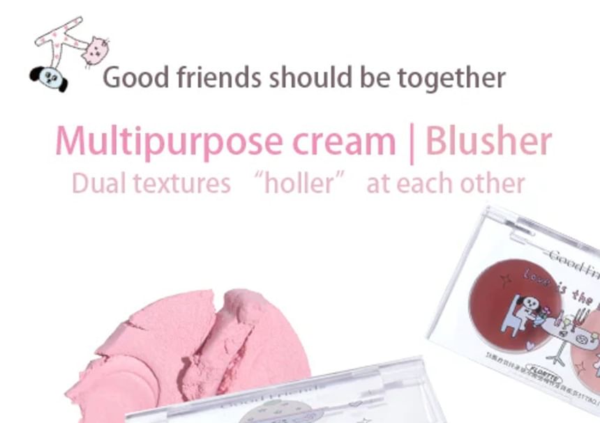 FLORTTE - Speciale editie multifunctionele duo blusher (1-3)