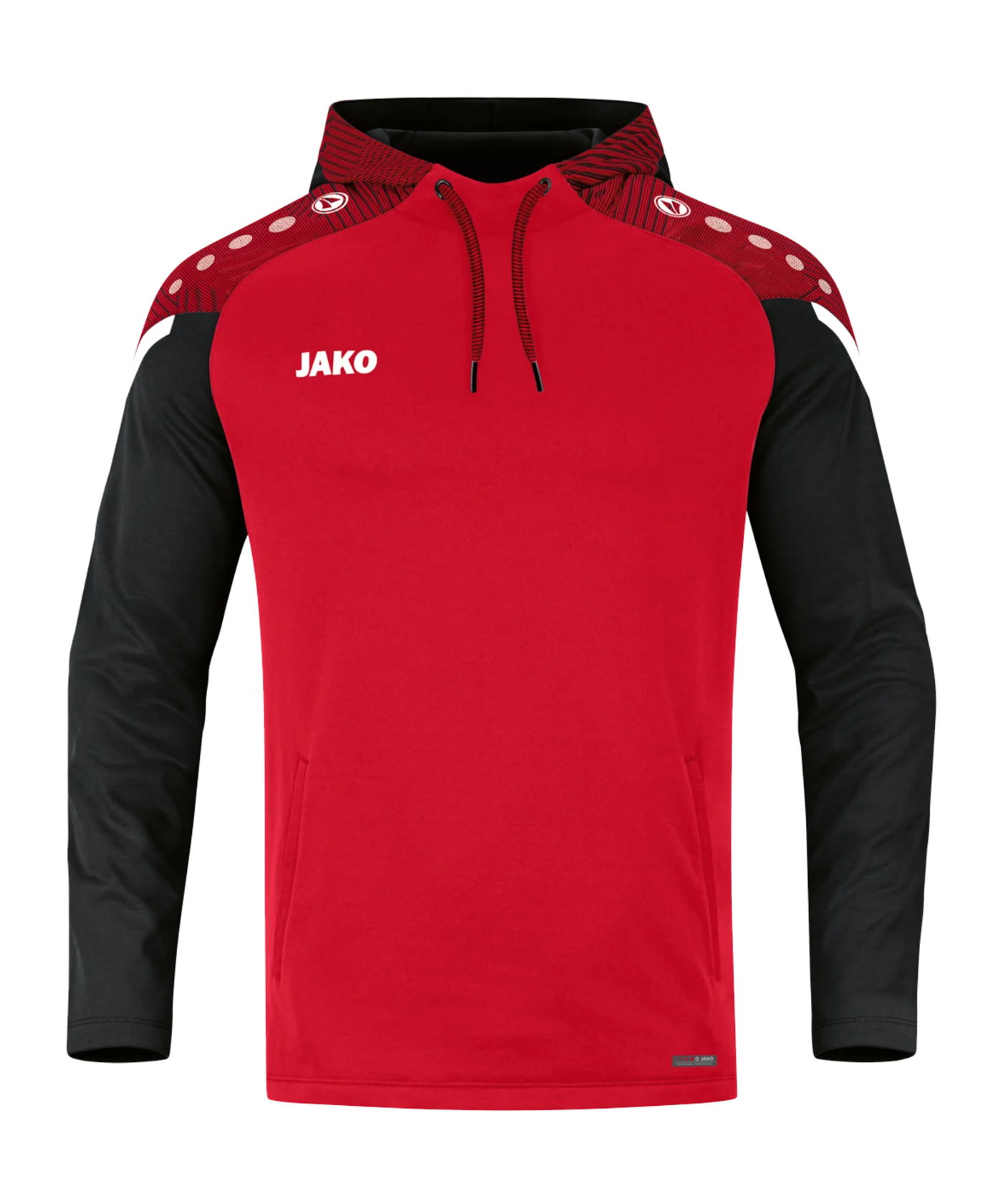 JAKO Performance Hoody Kids Rot Schwarz F101
