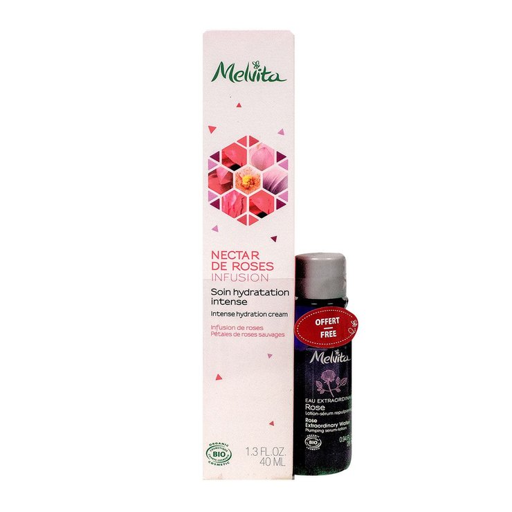 Nectar de roses soin hydratation intense bio 40ml + eau offerte