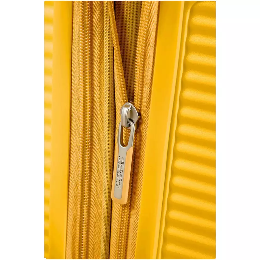 American Tourister Soundbox - 4-Rollen-Kabinentrolley S 55 cm erw. golden yellow