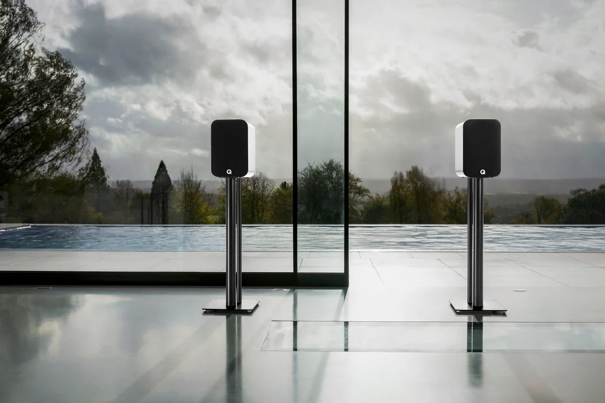 Q Acoustics 5020 Blanc mat (la paire) Enceintes bibliothèque