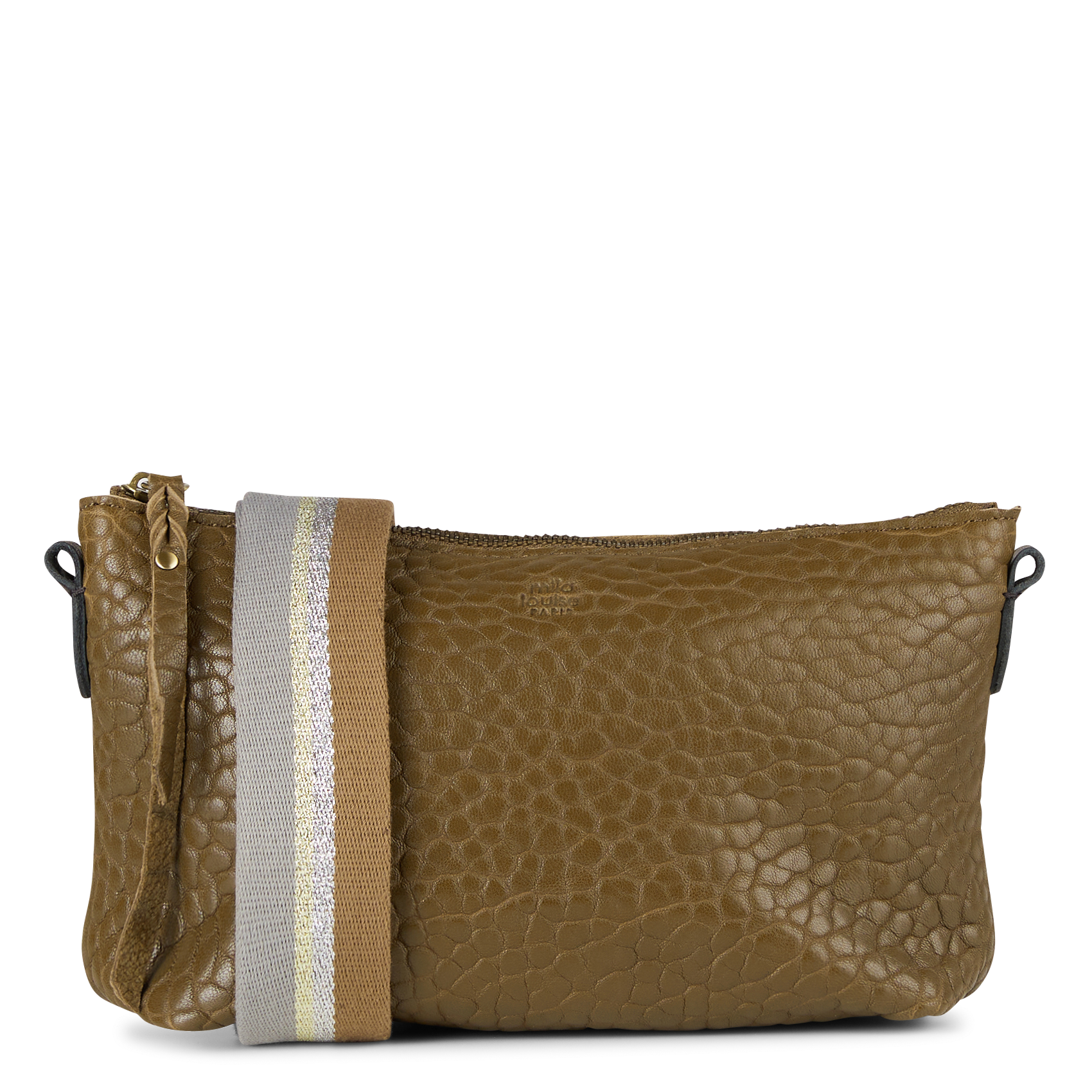 LIZ - Sac bandoulière en cuir | Kaki