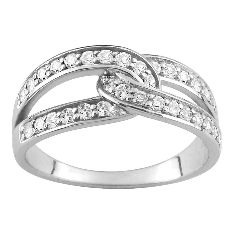Bague femme - Oxyde de zirconium - Argent 925