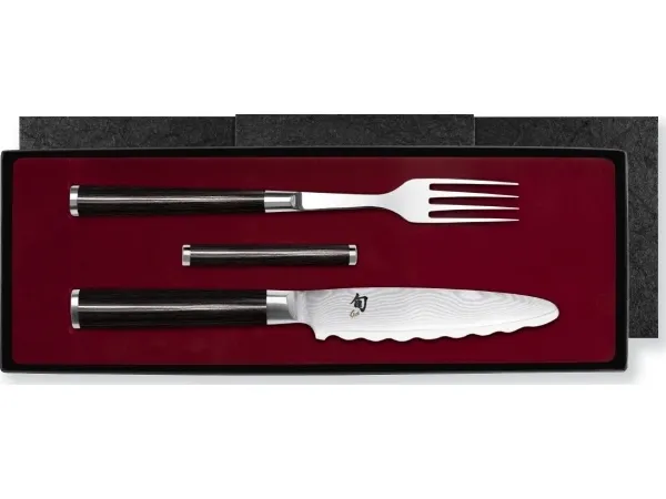 kai Shun Classic, Kniv/bestik etuisæt, Stål, Træ, Sort, Sort, Sort