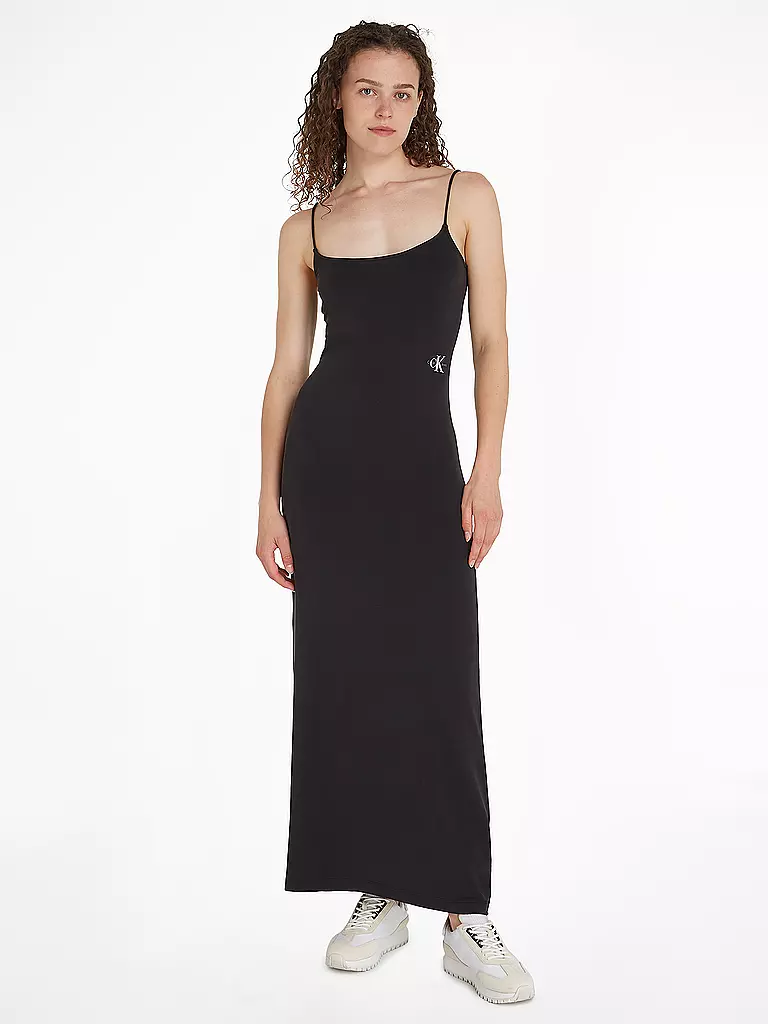 CALVIN KLEIN JEANS Maxikleid  schwarz