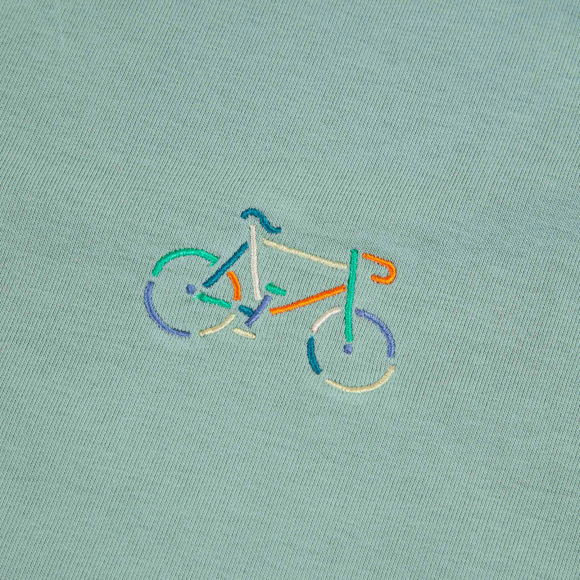 Sweat vert clair Coton et coton recyclé - modèle Darney