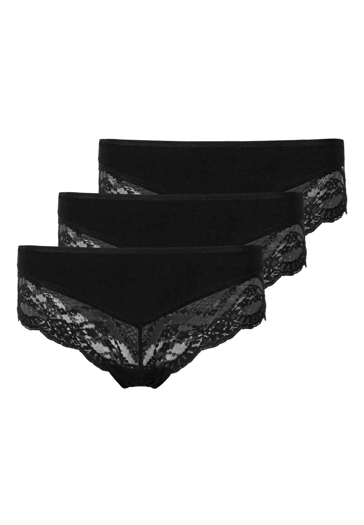 SNOCKS| Damen Hipster Panties mit Spitze im 3er-Pack