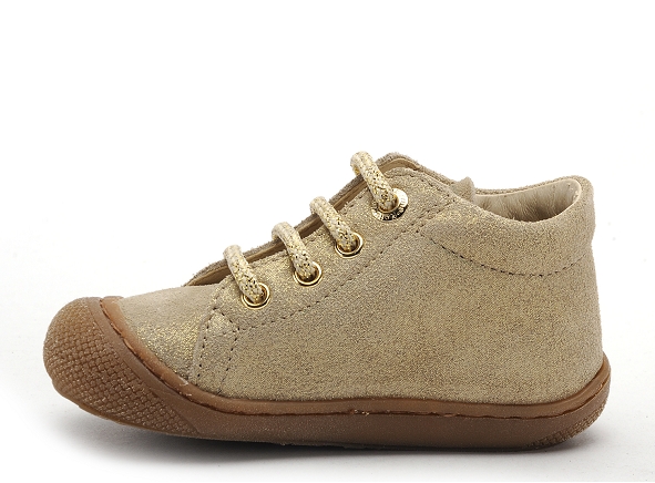 Naturino boots bottine bebe cocoon suede glitter or