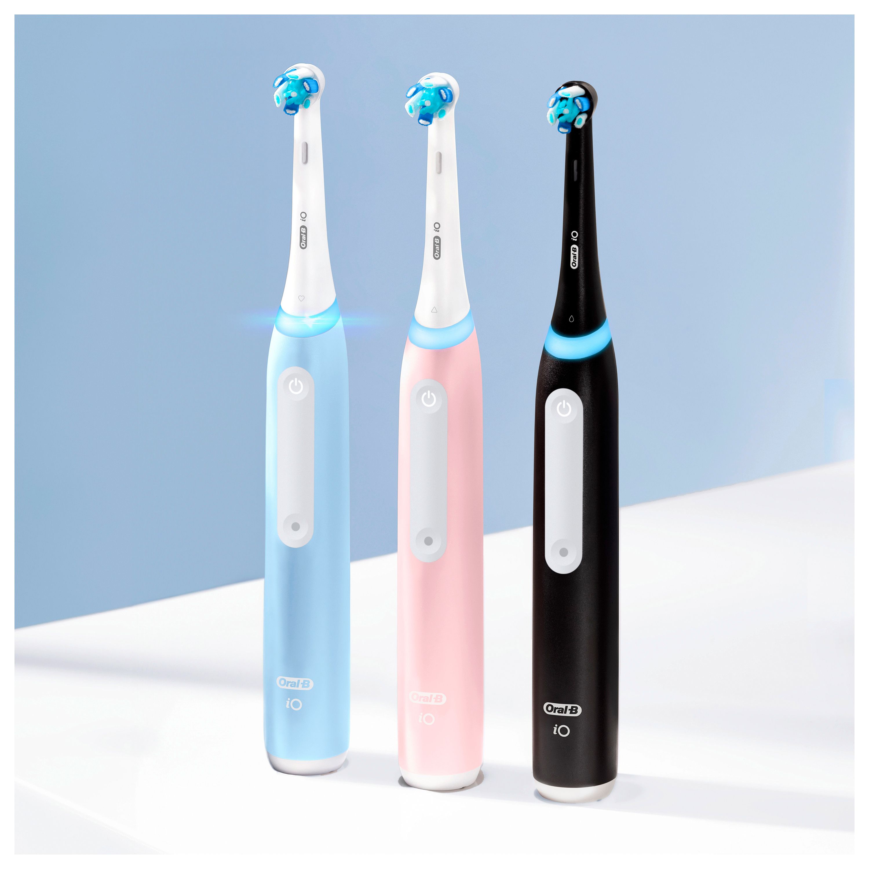 Oral-B iO Series 3n mattschwarz/ice blue - inkl. 2. Handstück Elektrische Zahnbürste
