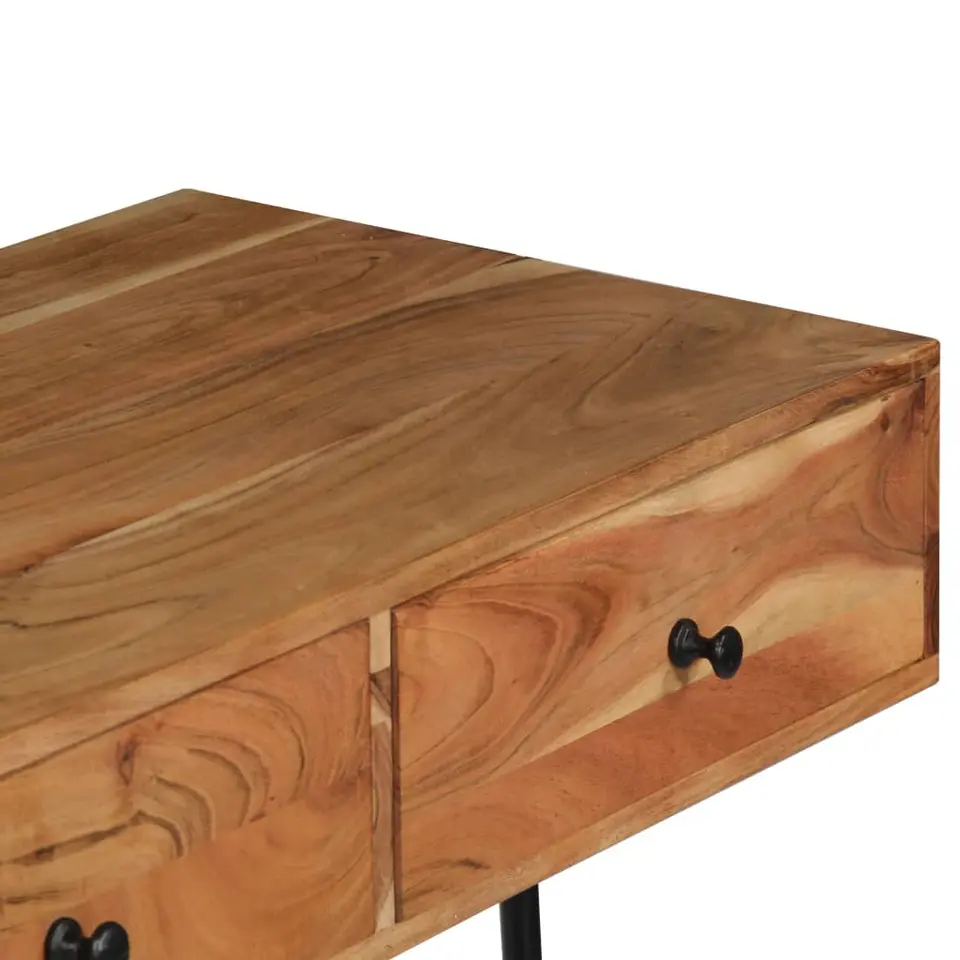 vidaXL - Wandbureau - Bruin - Hout