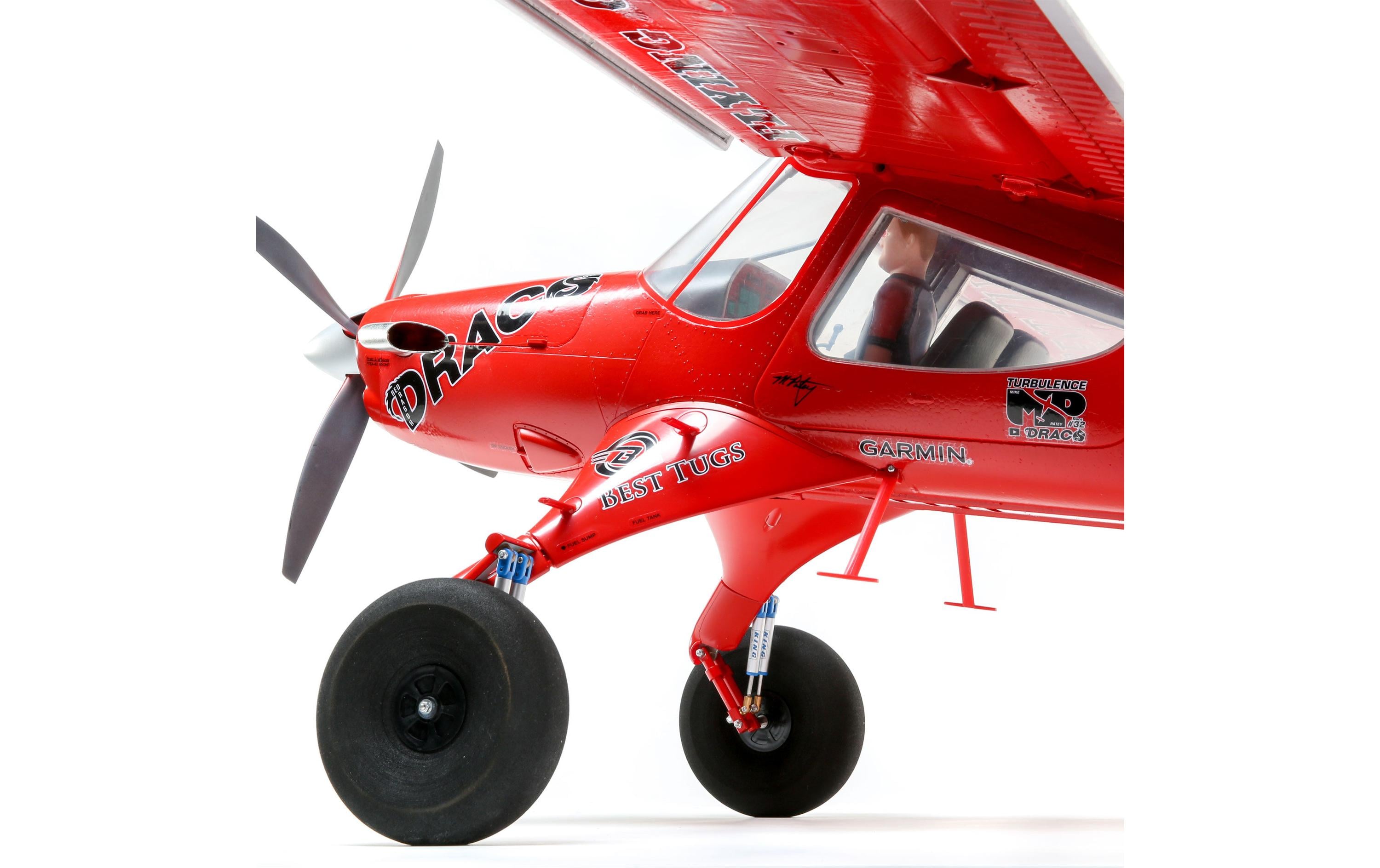 Motorflugzeug DRACO 2.0m Smart BNF Basic AS3X SAFE<br>Replika von Mike Patey's stark modifizierter STOL Wilga «Draco»