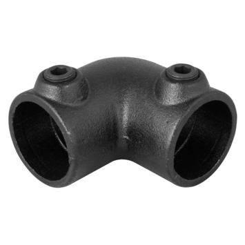 Novidade steigerbuis koppelstuk kniestuk zwart ø 42 mm