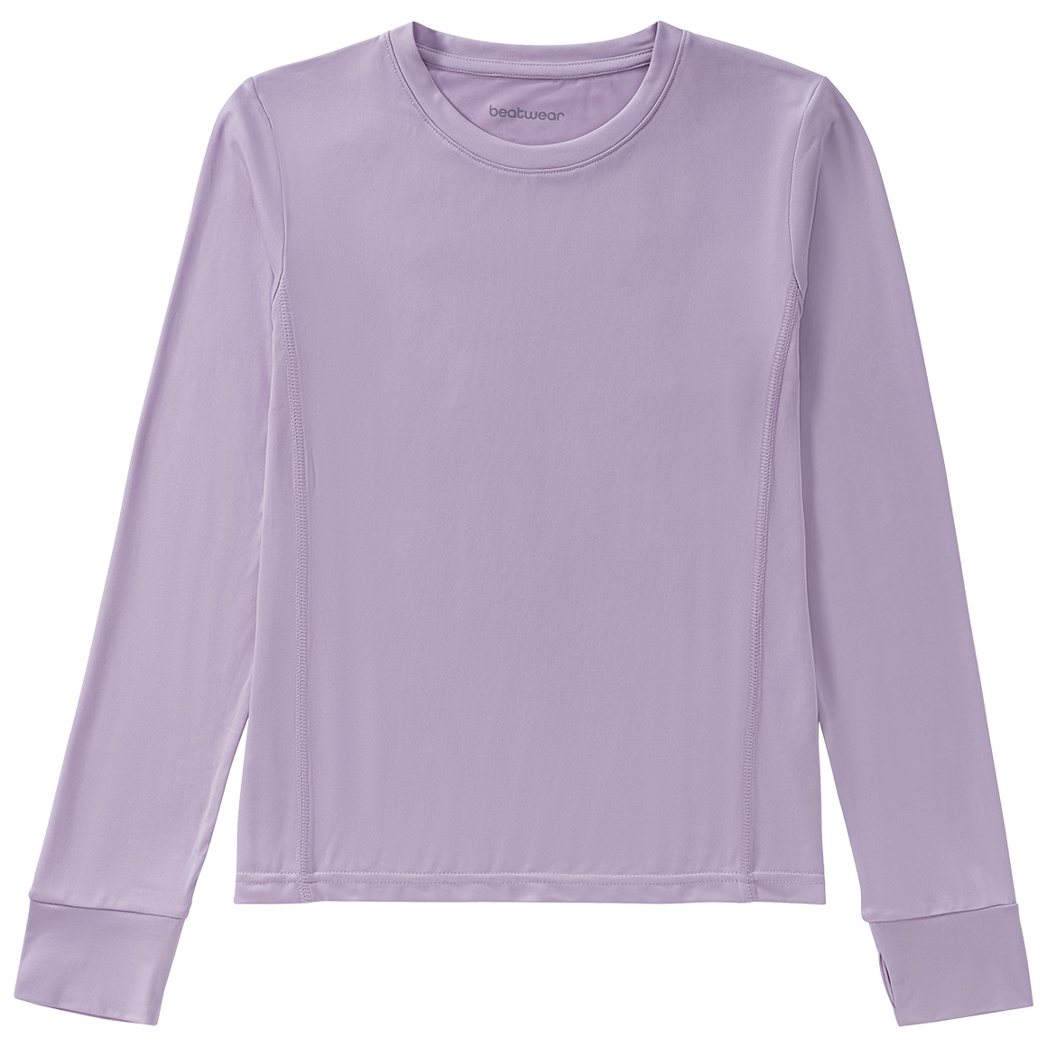 Beatwear Mädchen Sport-Langarmshirt mit Reflektoren helllila