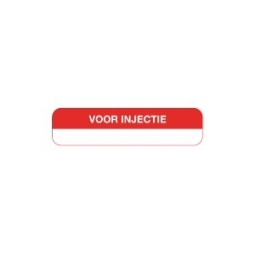 Blockland Strooketiket voor injectie 44X11mm 750 stuks 1