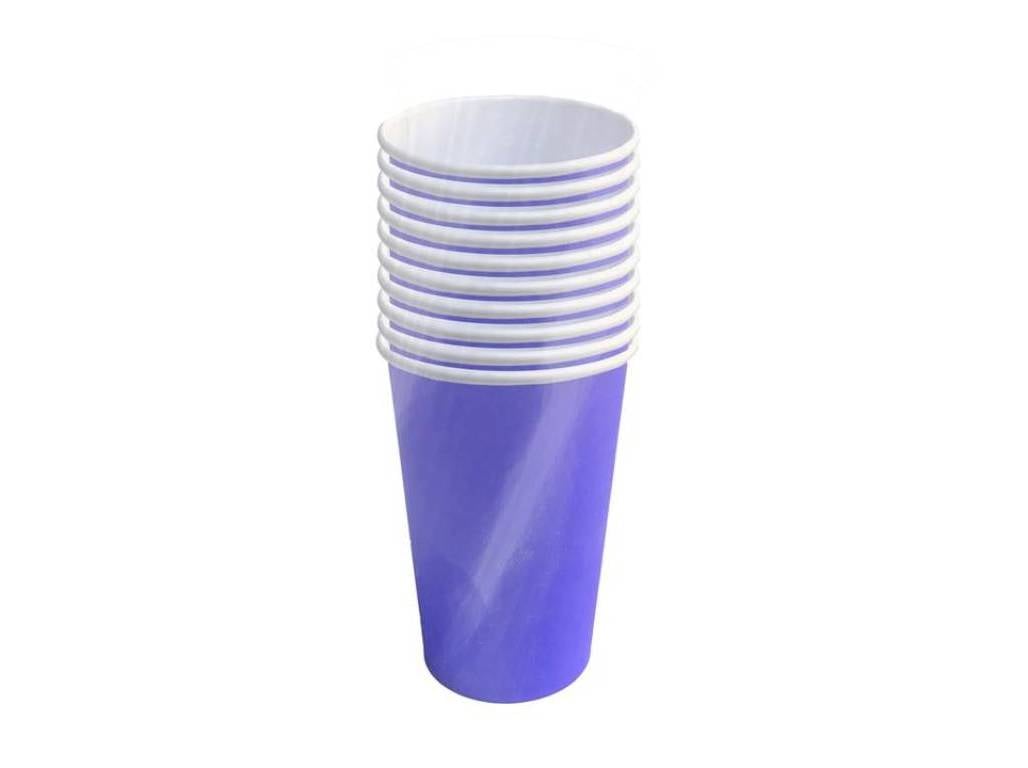 COPOS CARTÃO ACTUEL AZUL 50CL 10UN