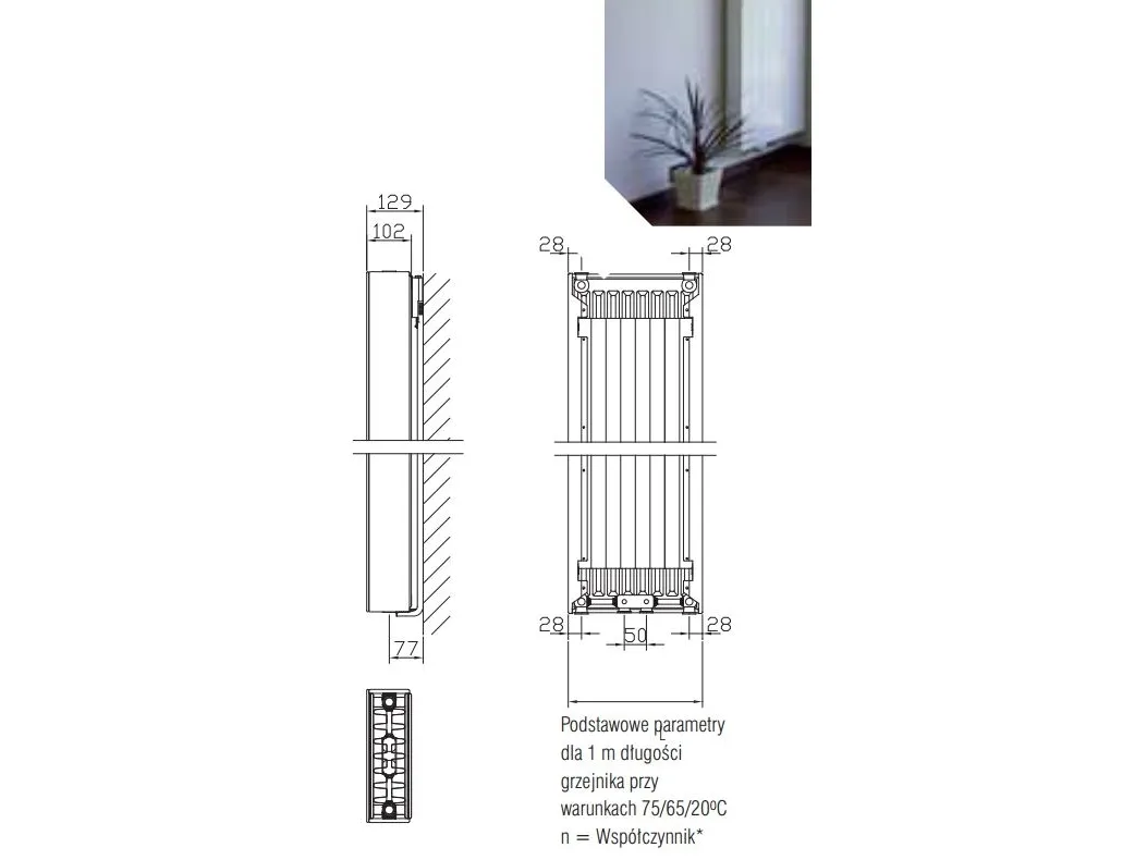 Stelrad Vertex Plan radiator type 22 500x2200mm 2115W