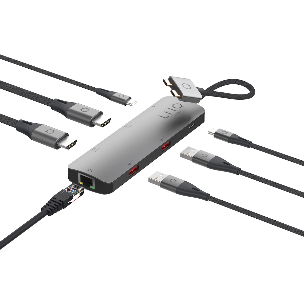 LinQ 7-i-2 D2 USB-C hub