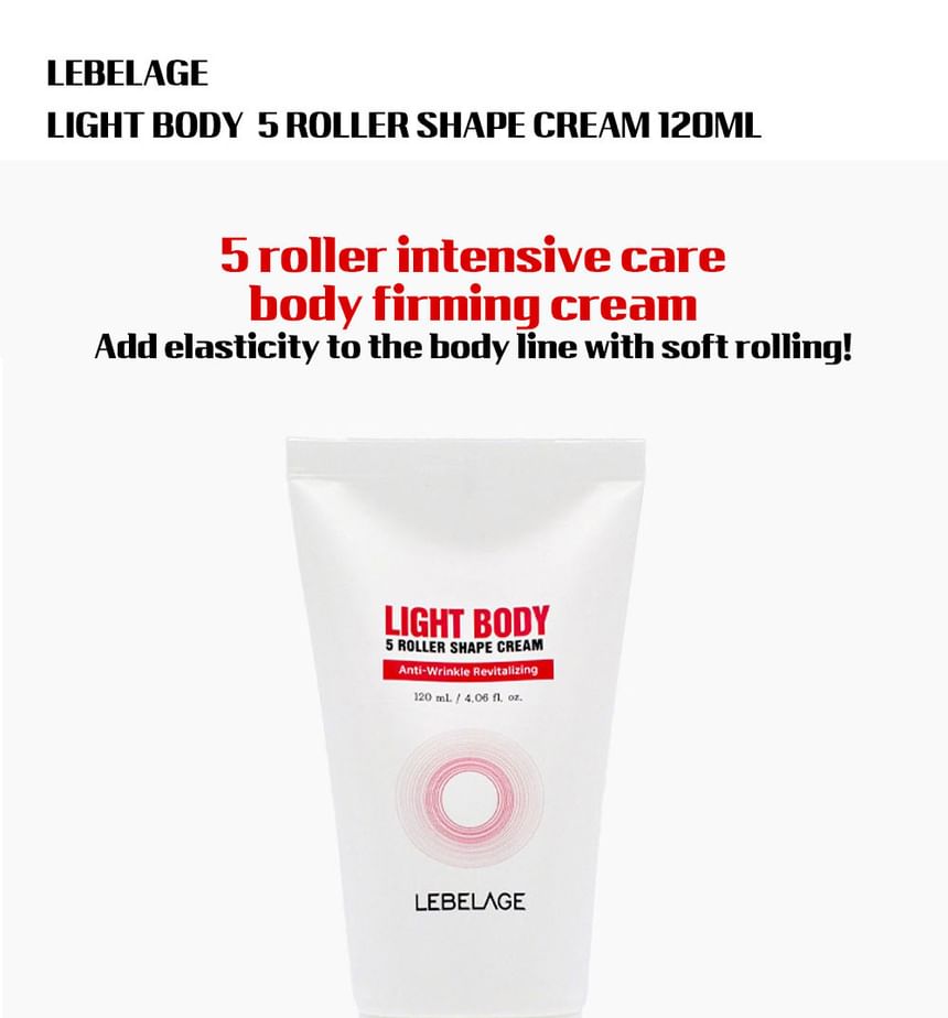 LEBELAGE - Light Body 5 Roller Shape Cream