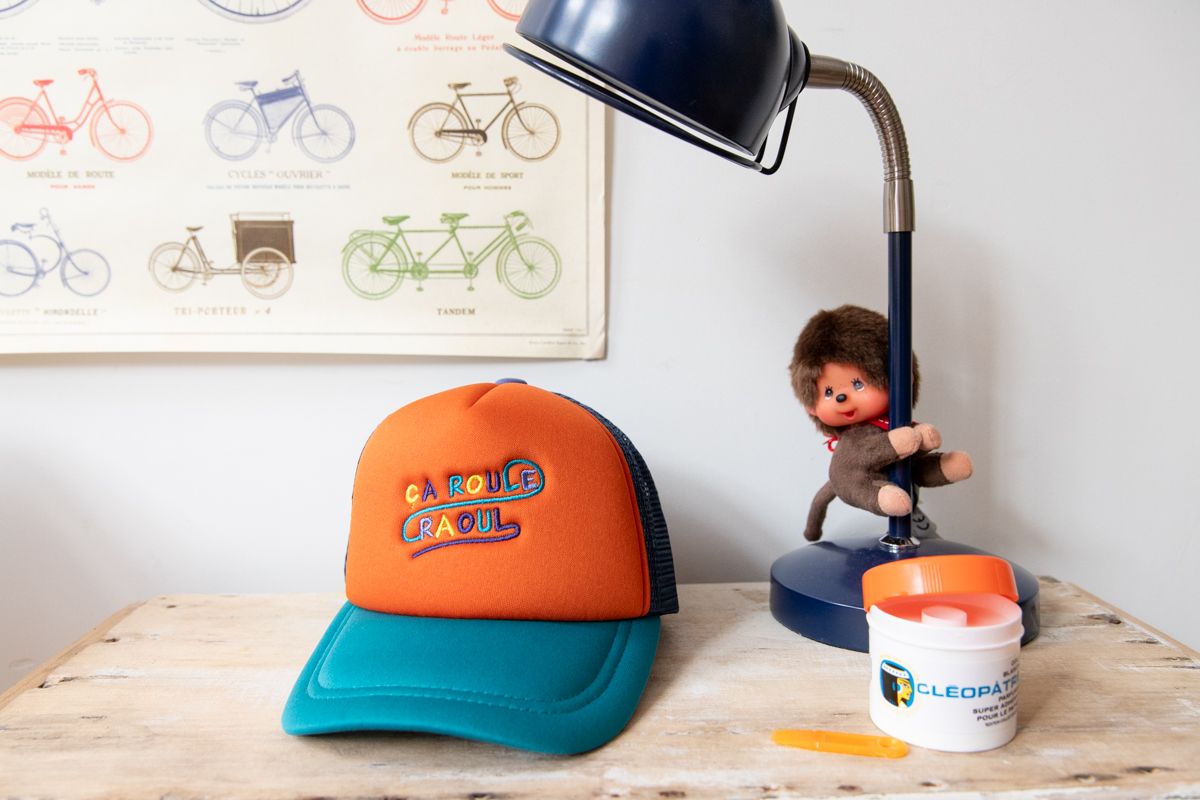 Casquette enfant ça roule Raoul - A bicyclette