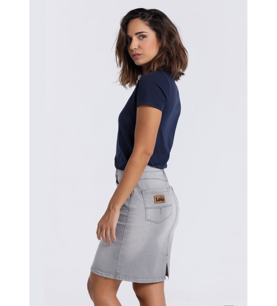 Saia jeans Lois Gray