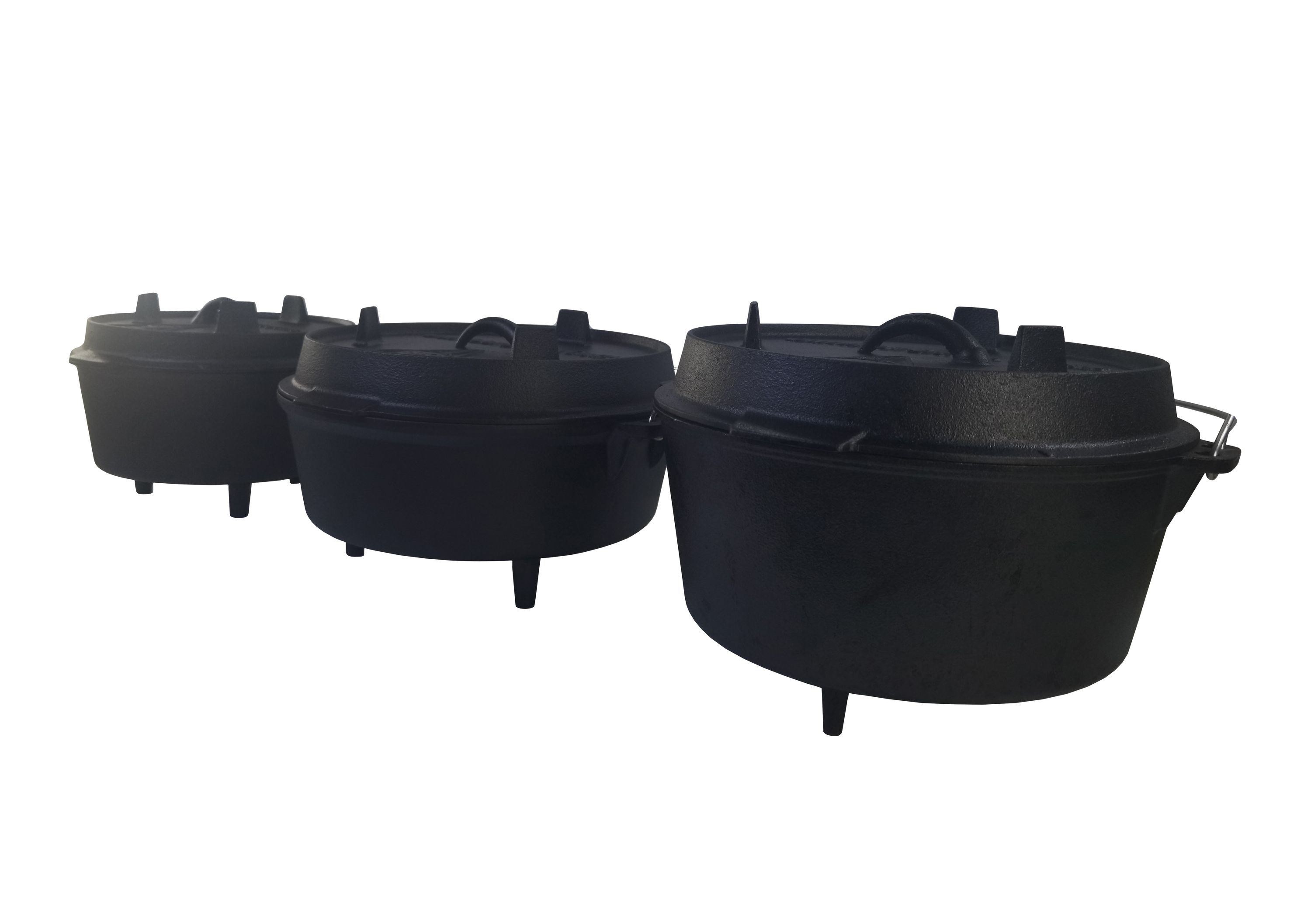 Dutch Oven Set 4.5L mit Standfüssen