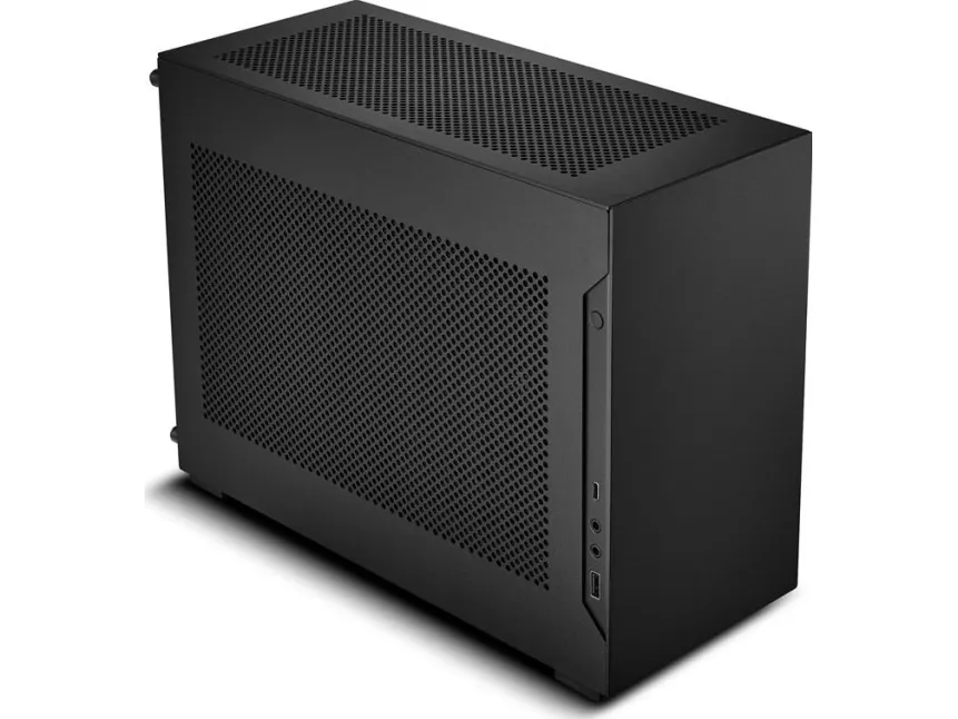 Lian Li A4-H20 X4 - Lille etui - mini ITX - ingen strømforsyning - sort anodiseret, mat sort - USB/Lyd