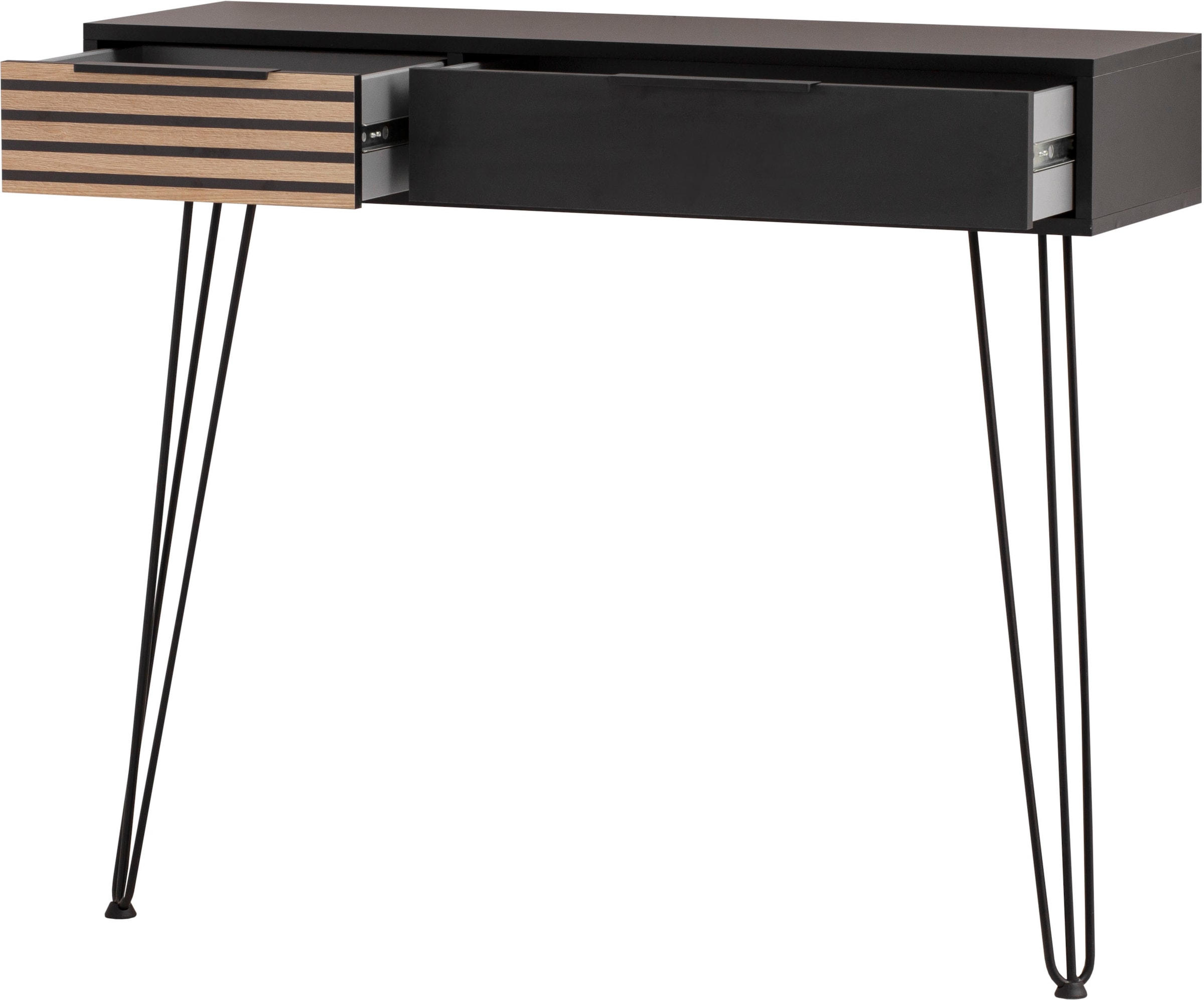 welltime Konsole »Hank, Breite 103 cm made in Germany« Schubladenfront mit Akustikprint