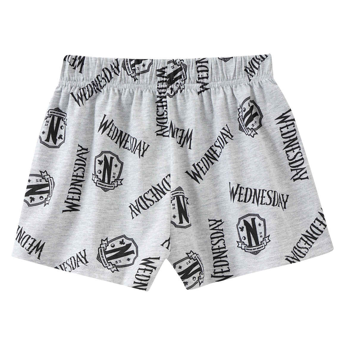 Yigga WEDNESDAY Shorty mit Print helllila / hellgrau