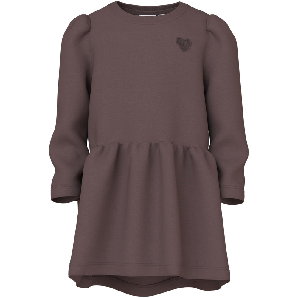 Køb Name It Peppercorn Heart Embroidery Nmfvima Ls Swe Kjole Bru