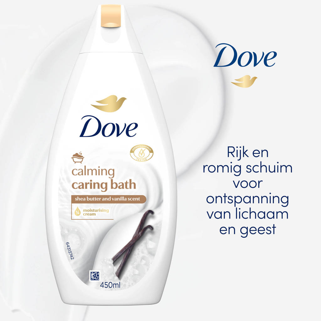 Dove badgelCalming Sheaboter & Vanille badcrème - 6 x 450 ml